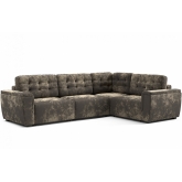 Модульный диван "Милан 3" коричневый